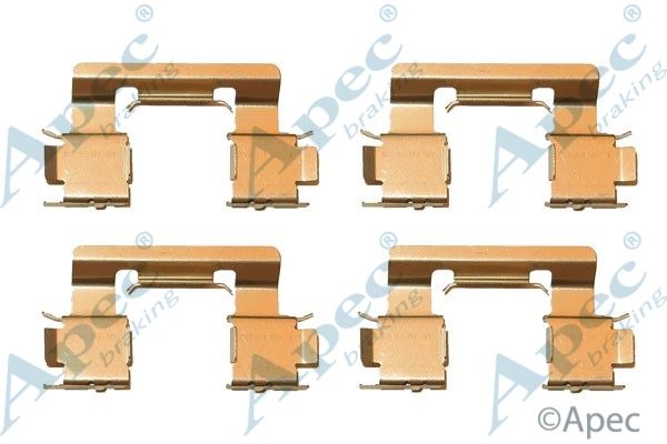 APEC BRAKING Комплектующие, колодки дискового тормоза KIT576